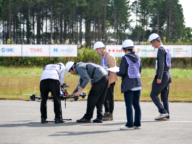 過酷環境ドローンチャレンジ（HEDC）競技風景