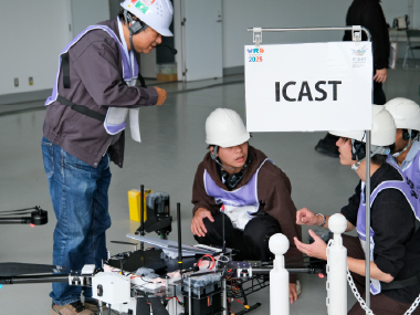 過酷環境ドローンチャレンジ（HEDC）競技風景