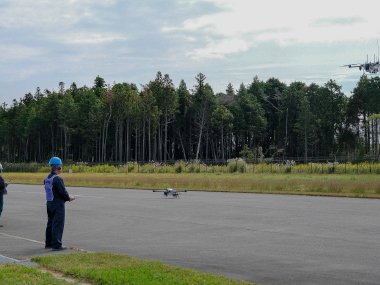 過酷環境ドローンチャレンジ（HEDC）競技風景