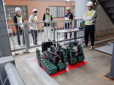 プラント災害チャレンジ競技風景