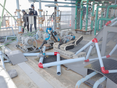 プラント災害チャレンジ競技風景