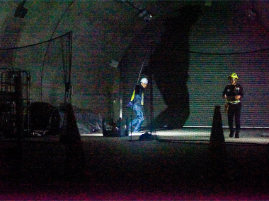 プラント災害チャレンジ競技風景