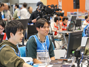 シミュレーション災害チャレンジ競技風景