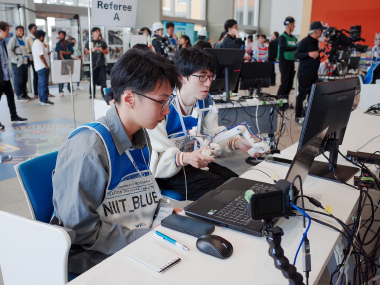 シミュレーション災害チャレンジ競技風景